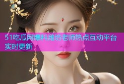 51吃瓜网爆料潍坊老师热点互动平台实时更新