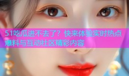 51吃瓜进不去了？快来体验实时热点爆料与互动社区精彩内容