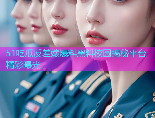 51吃瓜反差婊爆料黑料校园揭秘平台精彩曝光