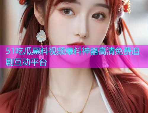 51吃瓜黑料视频爆料神器高清免费追剧互动平台